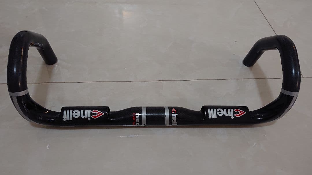 チネリ カーボンハンドル ネオカーボ トリゴン カーボンラップ ステム セット