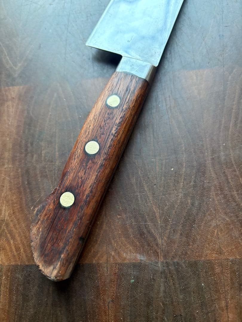 正本　最上　切付　牛刀　220mm 7寸　包丁　全鋼　洋包丁