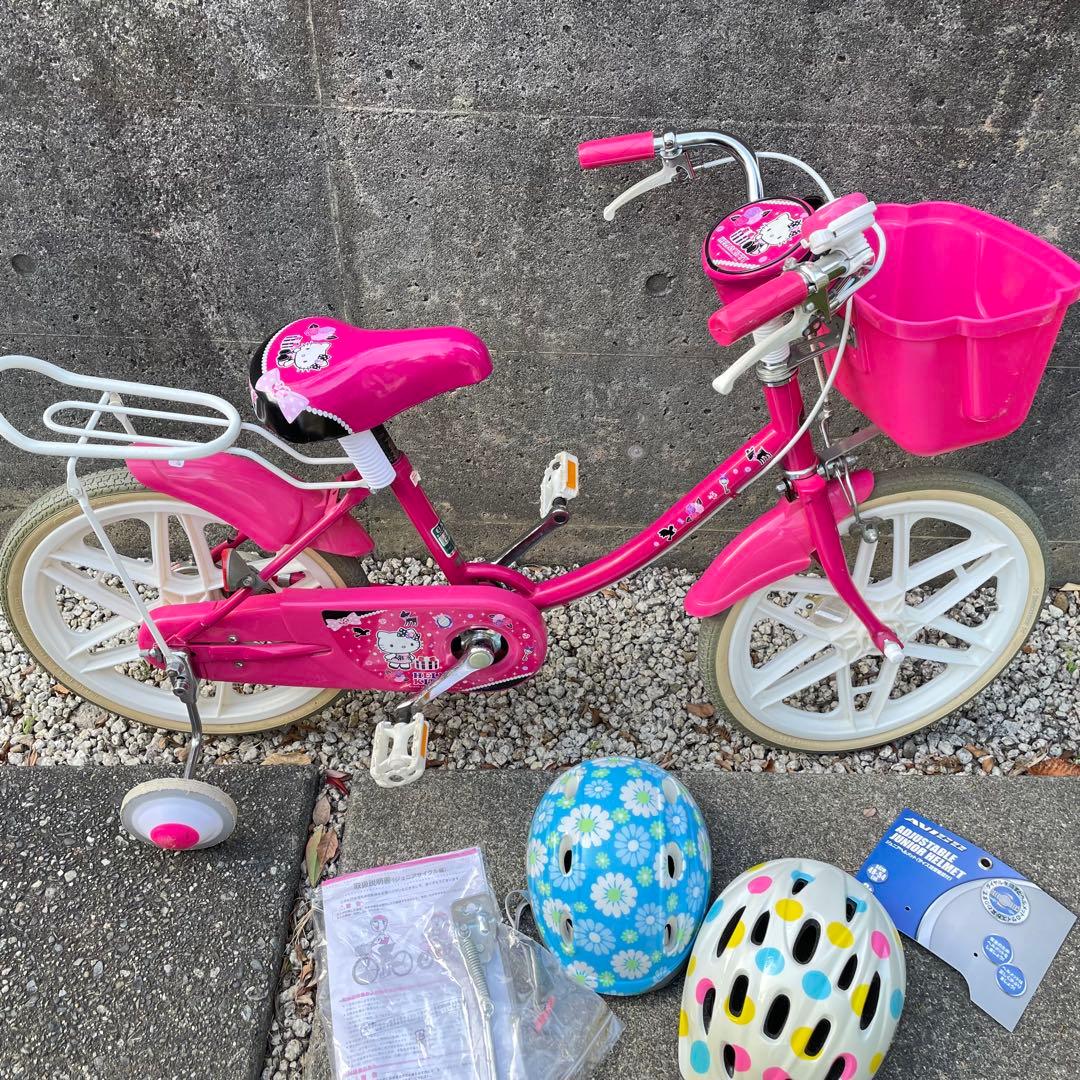キティちゃん　ハローキティ ブリヂストン　18インチ　自転車　女の子　手渡し限定