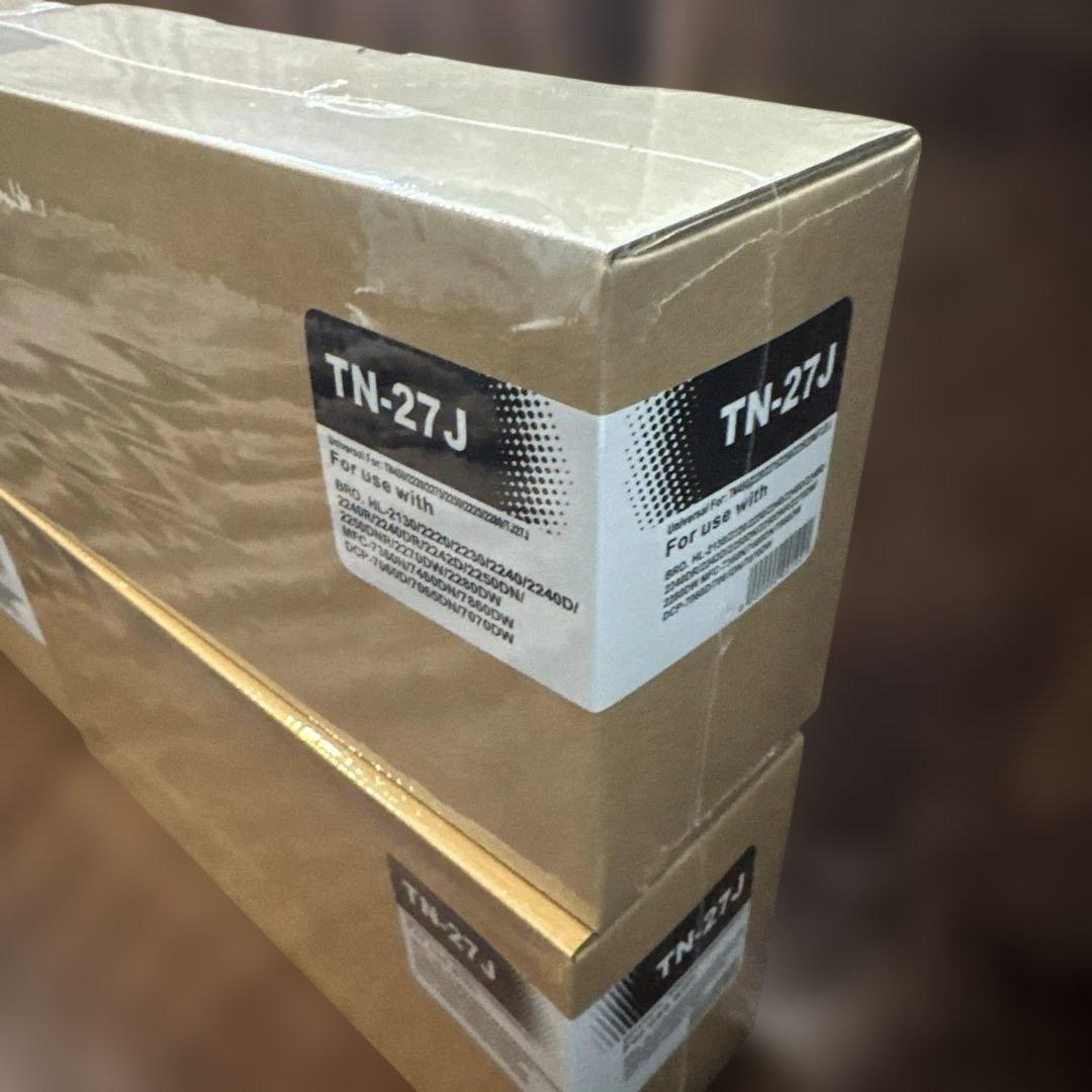 【新品・未開封】ブラザー用トナーカートリッジ　TN-27J　4本セット