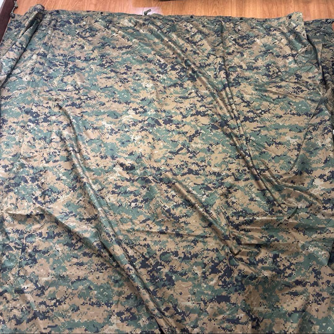 デッドストック　米軍　実物　FIELD TARP REVERSIBLE タープ②