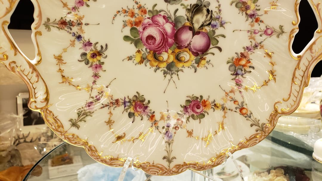 希少 c.t.アルトワッサー ドレスデン フルーツ盛り皿 アンティーク 盛り皿