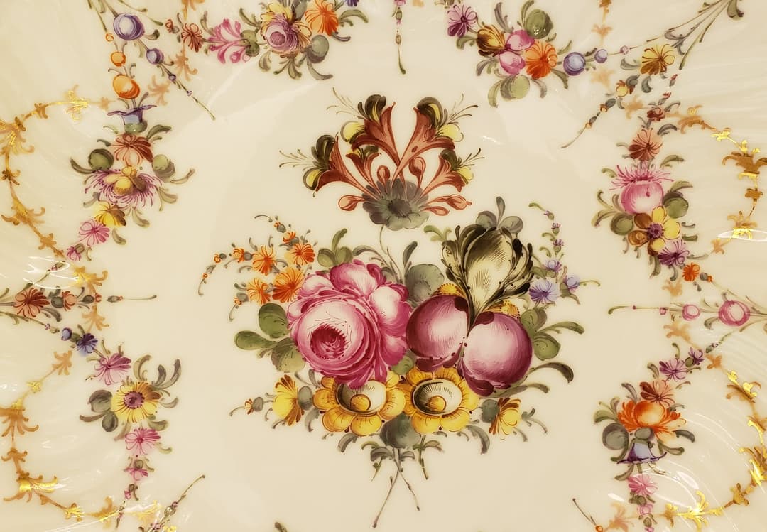 希少 c.t.アルトワッサー ドレスデン フルーツ盛り皿 アンティーク 盛り皿