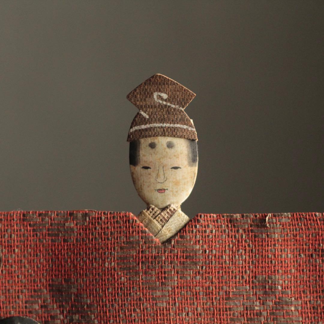 大正〜昭和頃 紙雛 No.2 立雛 雛人形 古道具 アンティーク