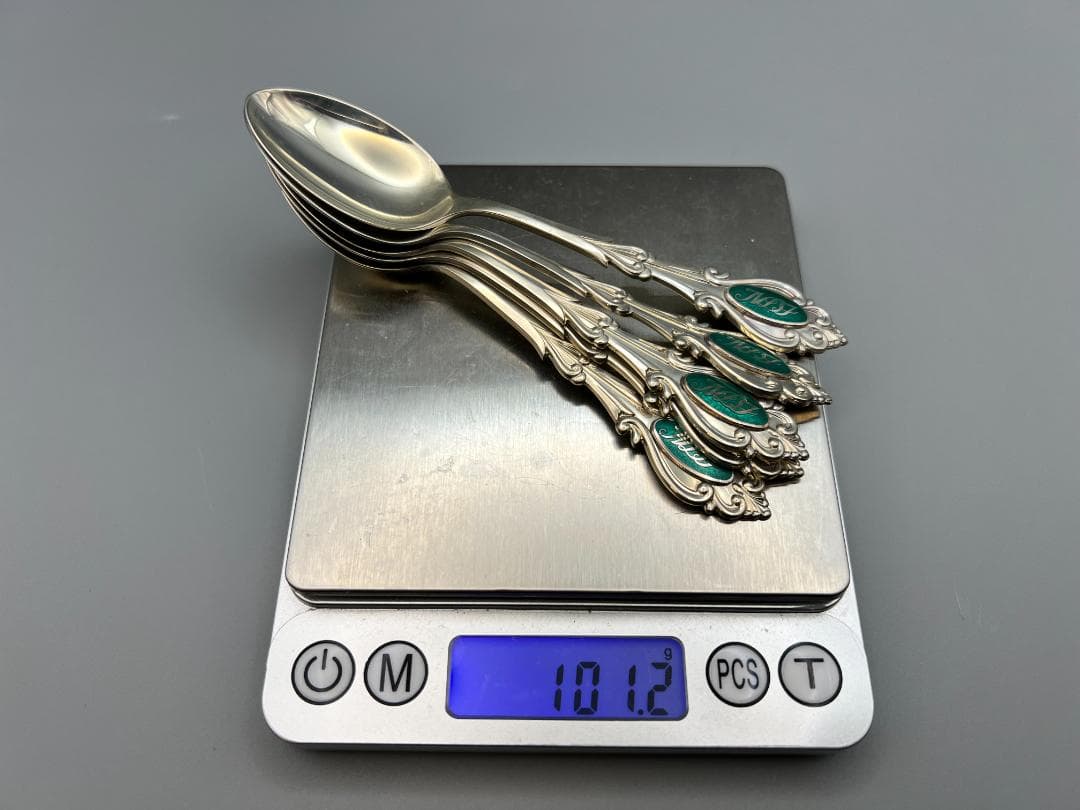 STERLING　刻印　 銀製　スプーン　5点　重量約１０１g