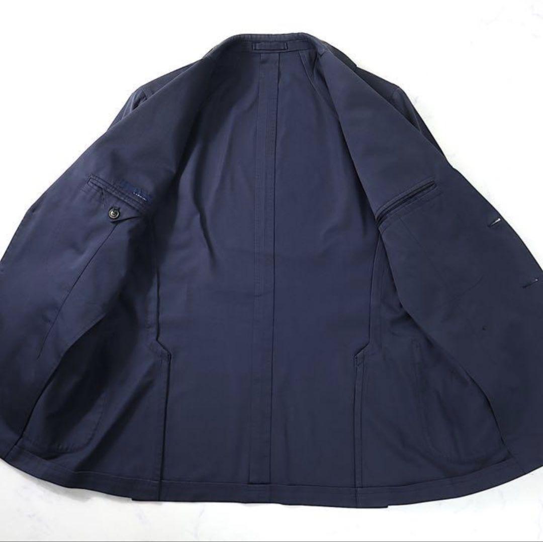 ラルディーニ　コットン　ネイビー　スーツ