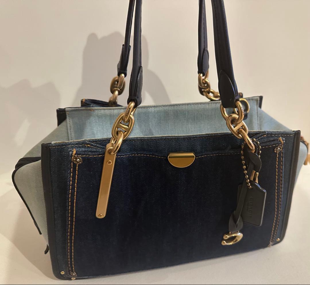 最終価格　美品 COACH　コ－チ　ドリーマ－　デニムショルダーバッグ 2way