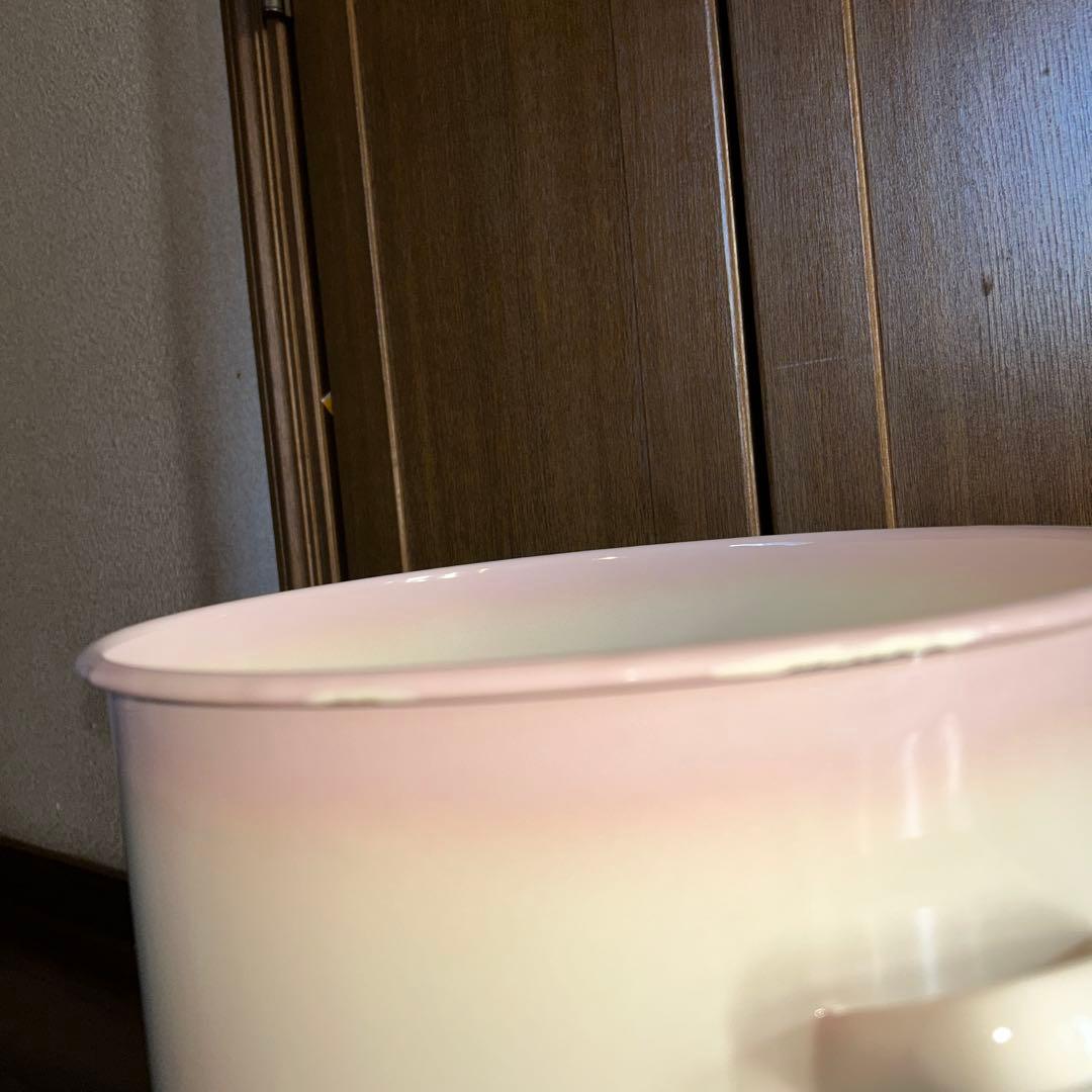 イマン　ホーロートラッシュ缶