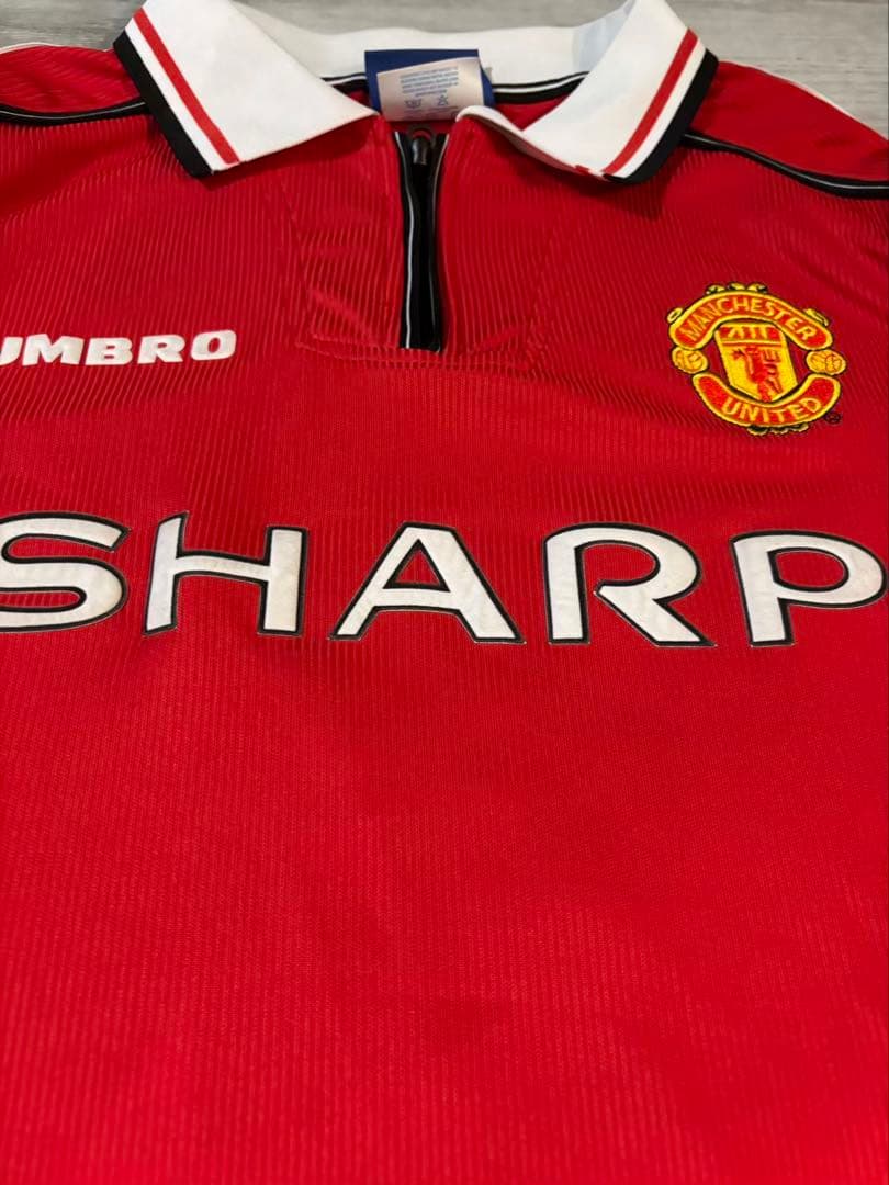 マンチェスターユナイテッド #7 ベッカムユニフォーム 襟付き アンブロ#443