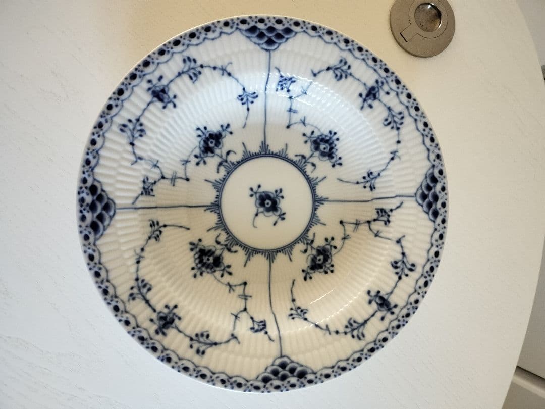 ロイヤルコペンハーゲン ブルーフルーテッド2枚セット