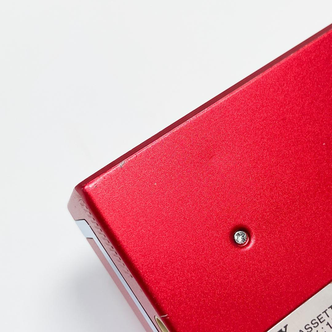 メンテナンス品 SONY WALKMAN WM-30 カセットプレーヤー レッド