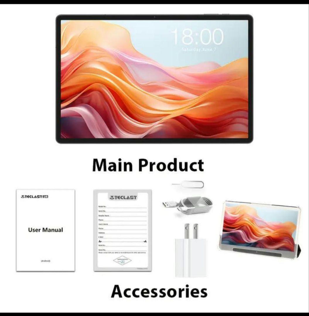 TECLAST大画面T60 Plus 12インチタブレット 16GB+128GB