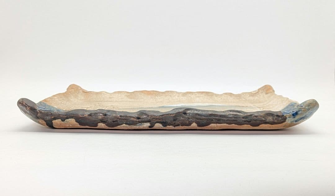 寺田みのる 瀬戸焼 陶額「富士山」 用心箱合布 飾り皿 大皿 角皿 インテリア