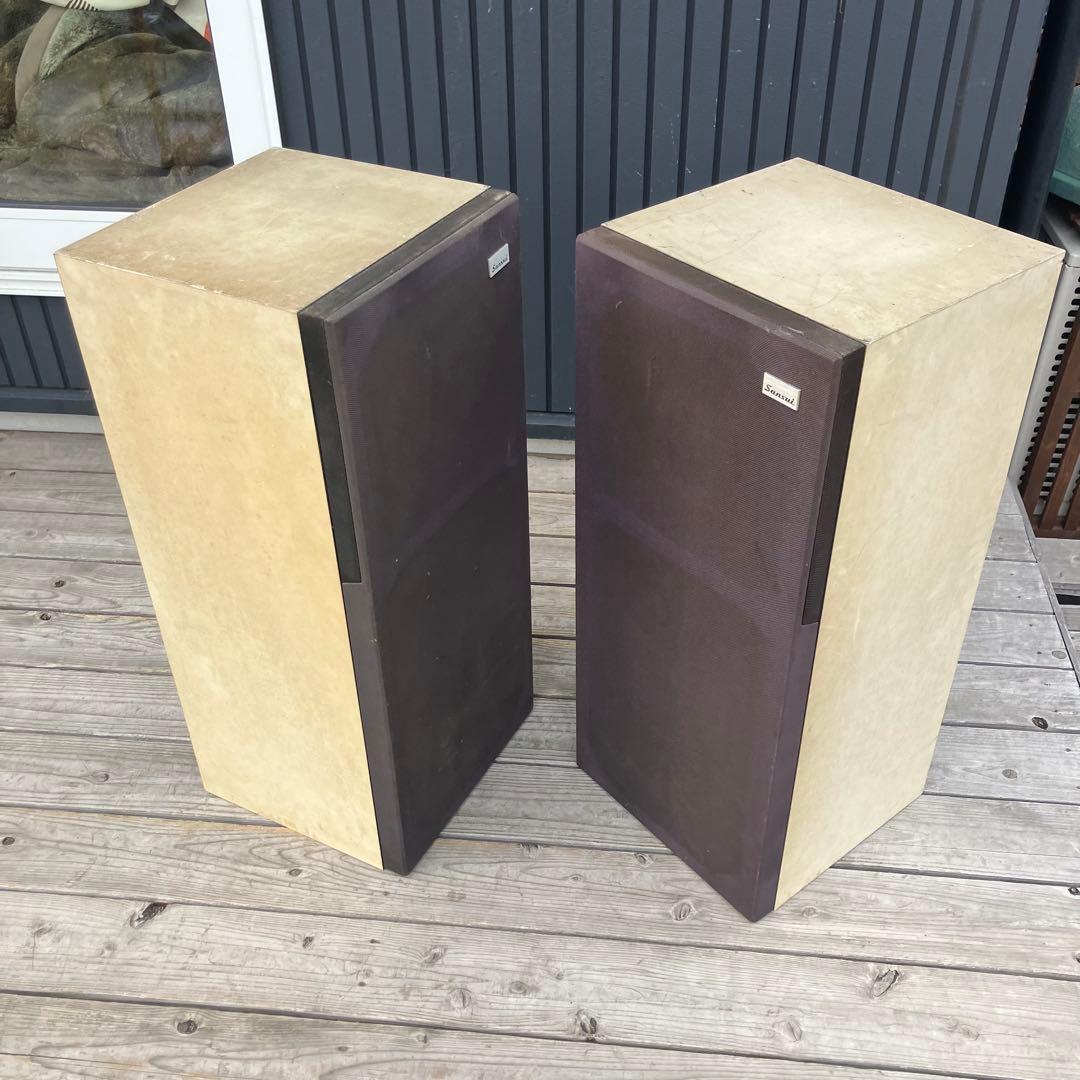昭和レトロ 山水電気 サンスイ LM-033 2ウェイ 大型スピーカーシステム