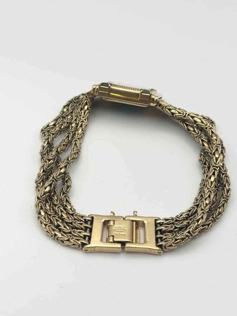 SEIKO セイコー 1E20-5A7A レディース腕時計 ゴールド スクエア型