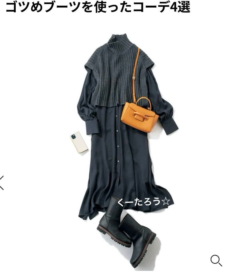 1度着用　ロランス　ブーツ　37 classy 掲載 very掲載　雑誌掲載