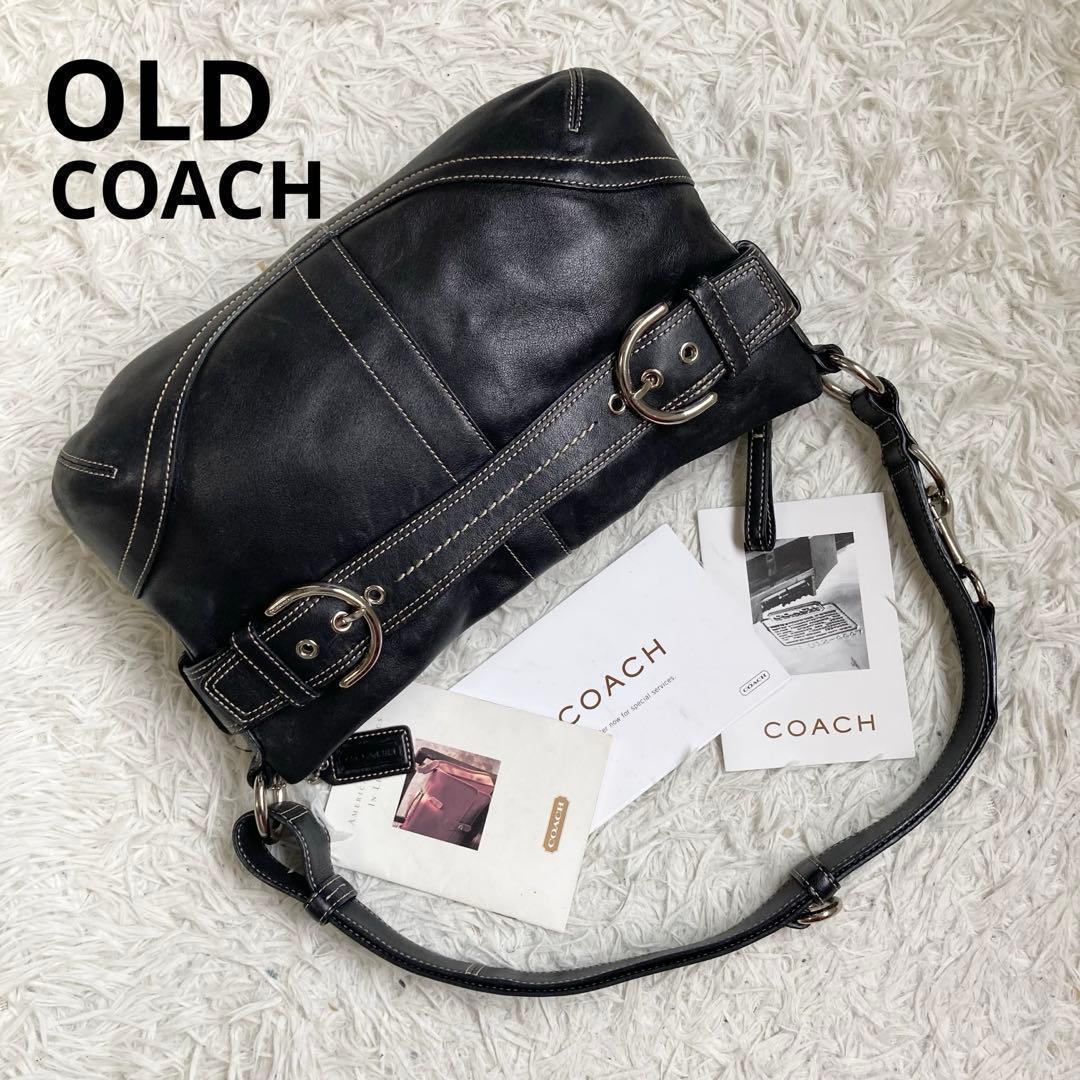 vintage coach old archive y2k バックル ブラック