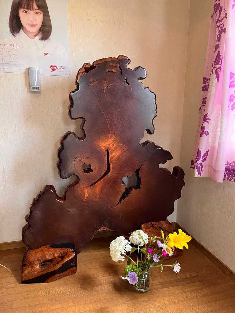 檜1枚板 インテリア 置物