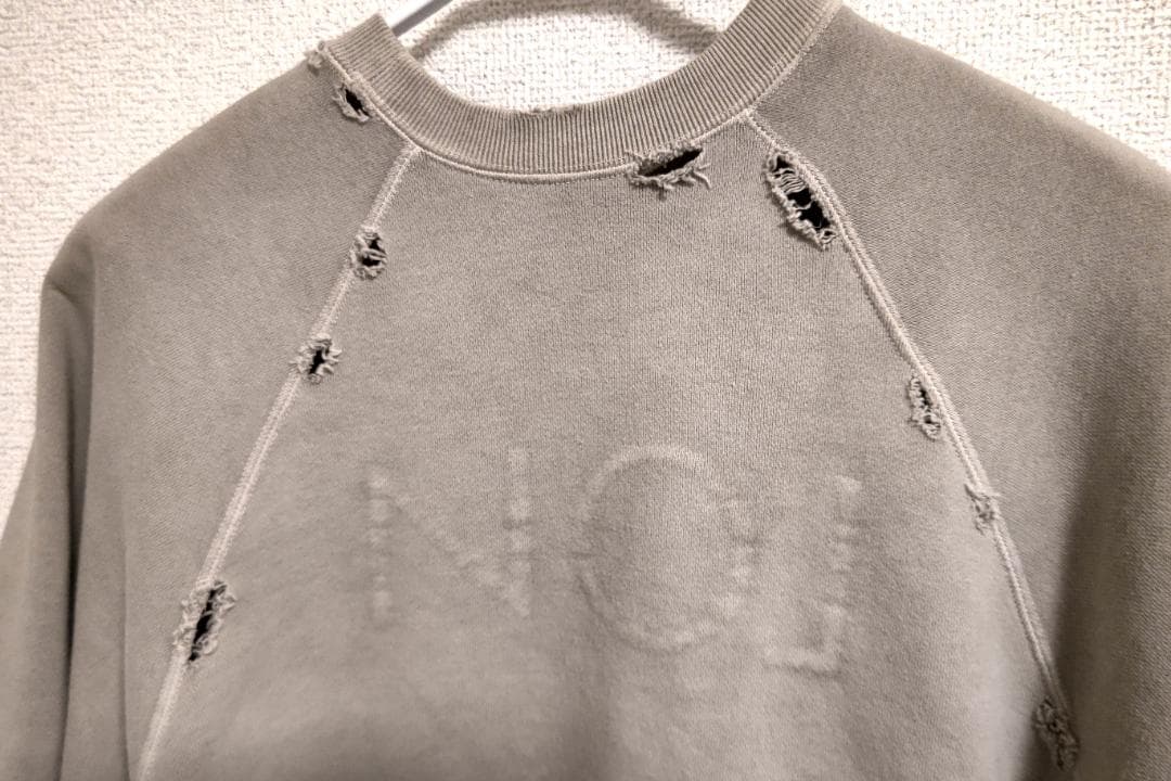 特別仕様ライトグレー【LON】TWO SIDE SWEATSHIRT #04新品