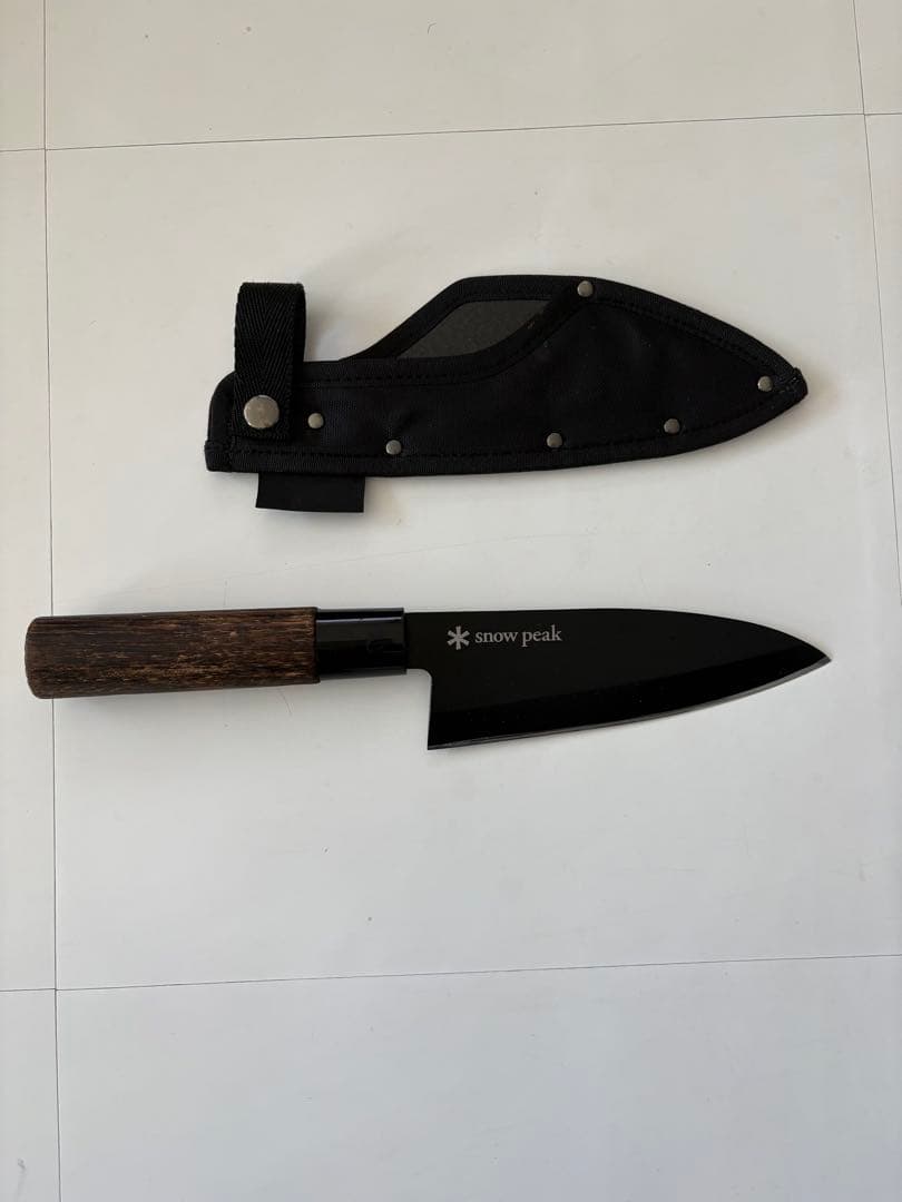 スノーピーク　ポイントギフト ブラック出刃包丁