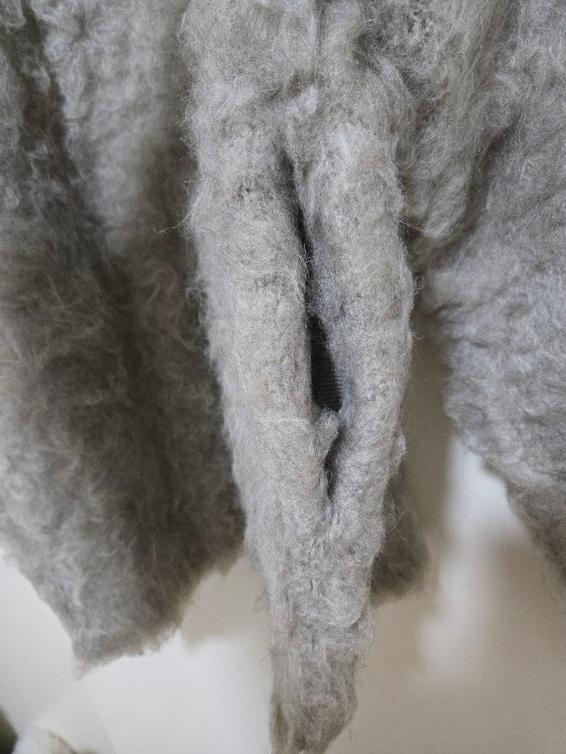 o*7様 最安値 CLANE BI COLOR SHAGGY KNIT CARD