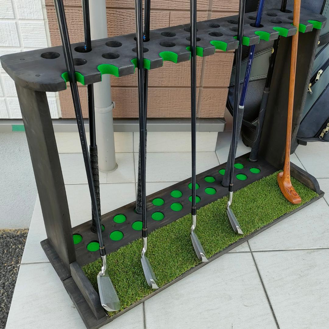 ゴルフクラブスタンド21本＋11本【組立て完成品でお届け】
