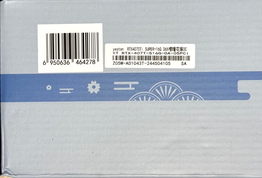 新品 Yeston-Geforce RTX 4070 ti Super 16GB