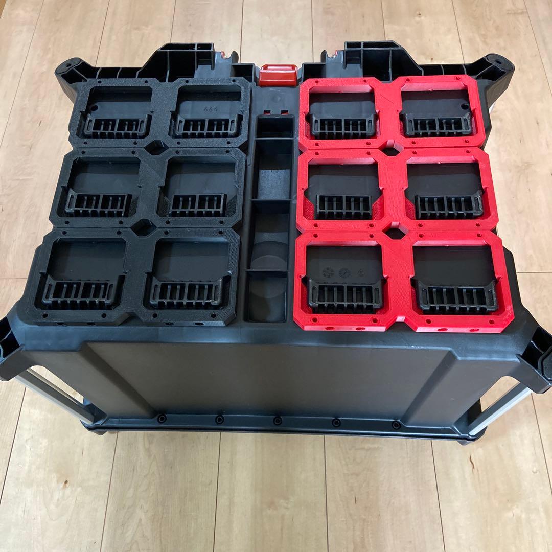 送料無料　ミルウォーキー　パックアウト　マウント　ABS仕様　Eセット　黒18個