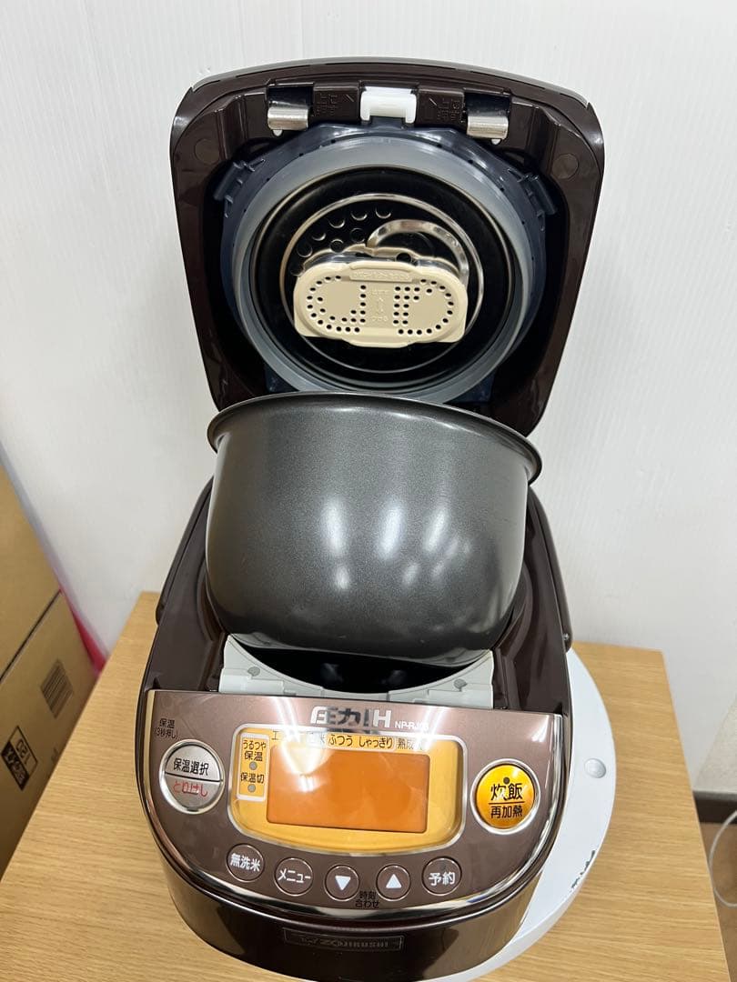 象印 IH炊飯器 NP-RJ05（3合炊き）ブラウン2021年製