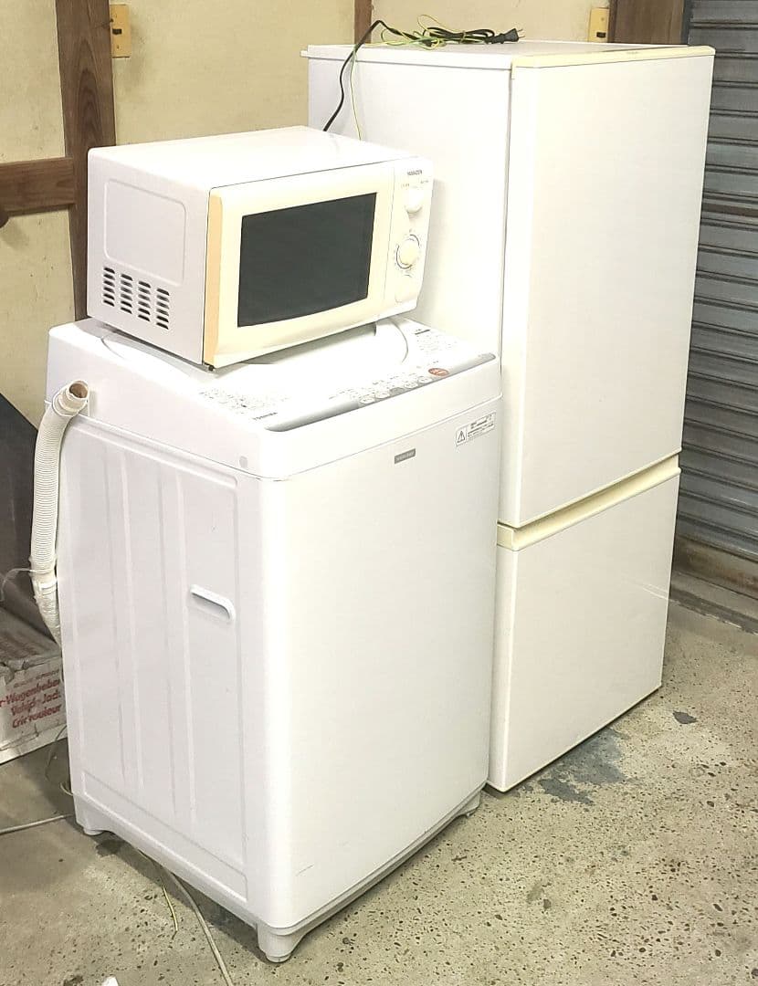 設置送料無料 冷蔵庫184L 洗濯機4.2kg 電子レンジ 生活家電3点セット