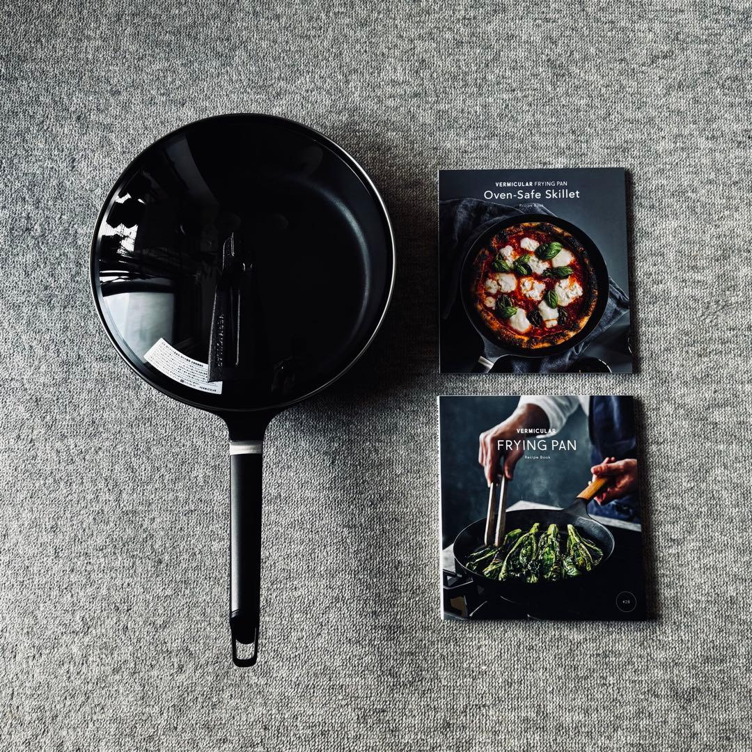 美品｜VERMICULAR オーブンセーフスキレット 深型 28cm ガラス蓋付