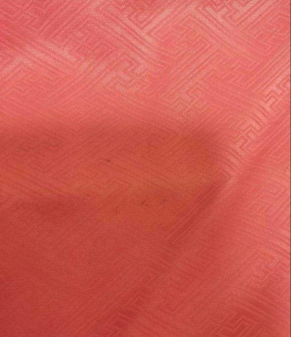 絹100 七五三用　 ピンク花柄着物セット