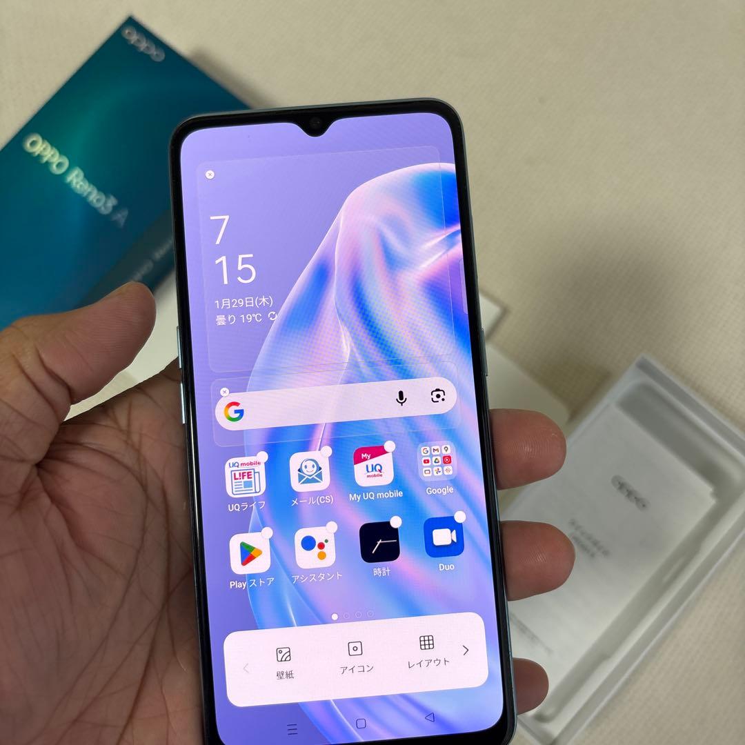 OPPO Reno 3 A sim freeグラデーションブルー 本体