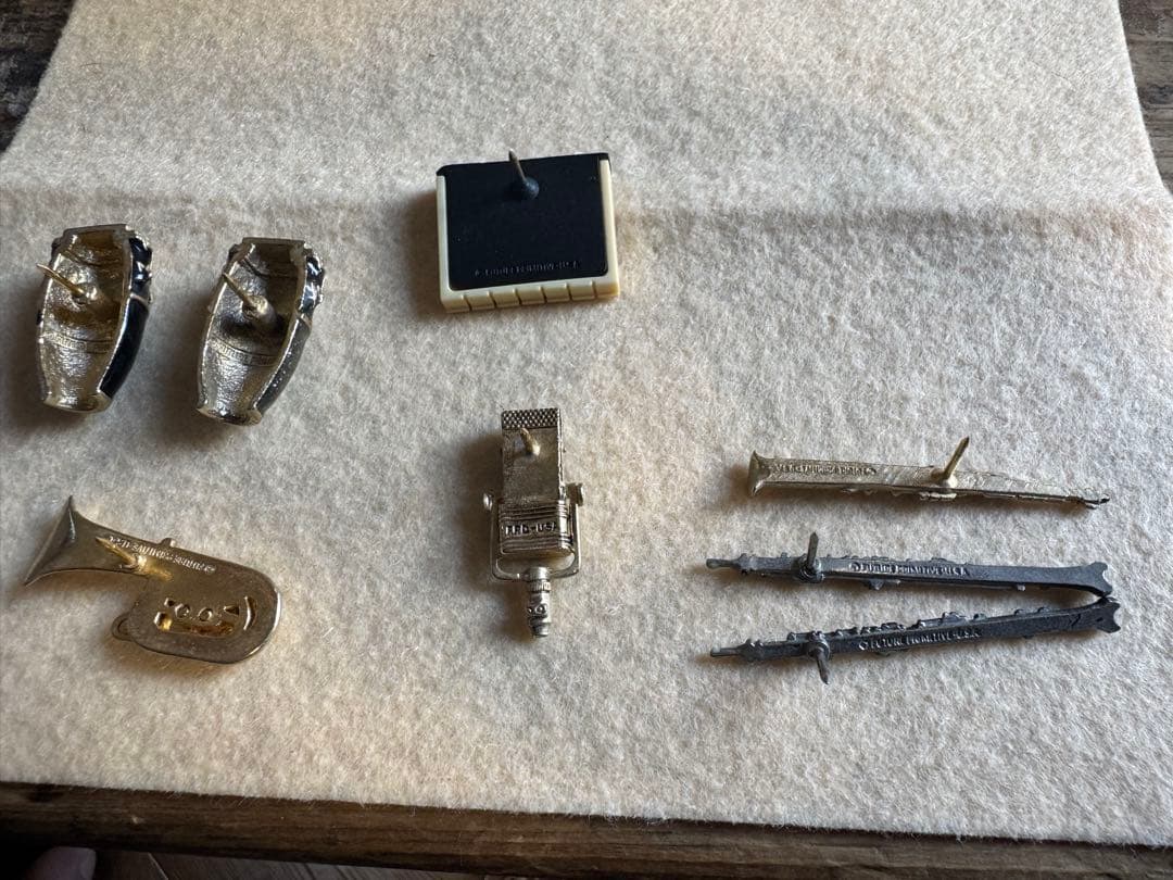 昭和レトロ大人の楽器ミニチュア9点セットFUTURE PRIMITIVEケース付