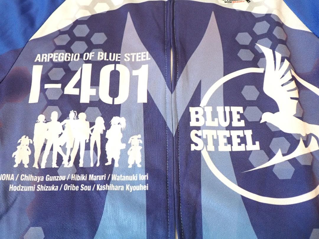 「蒼き鋼のアルペジオ」サイクルジャージ BLUE STEAL size：L