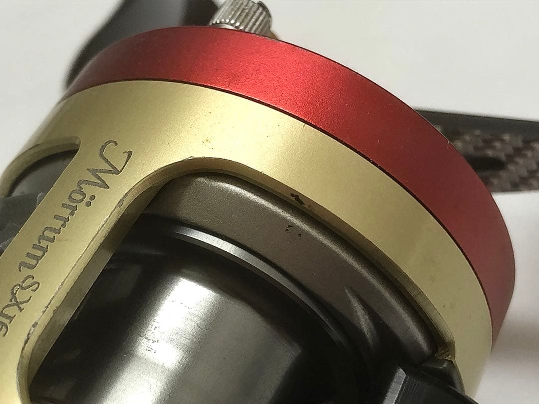 モラムSX1600C AE74 レッド ベイトフィネススプール