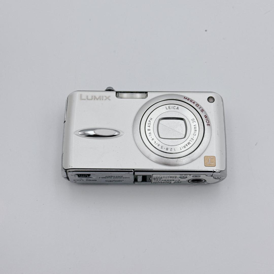 【概ね美品】Panasonic LUMIX DMC-FX01-W ホワイト