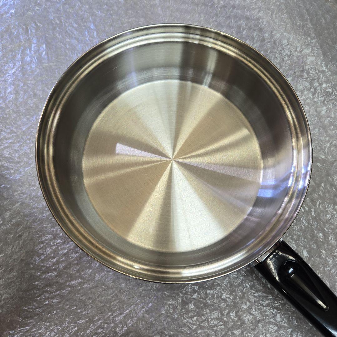 ラスタークラフト　フライパン　18cm　20cm 5重構造ステンレス　2点セット