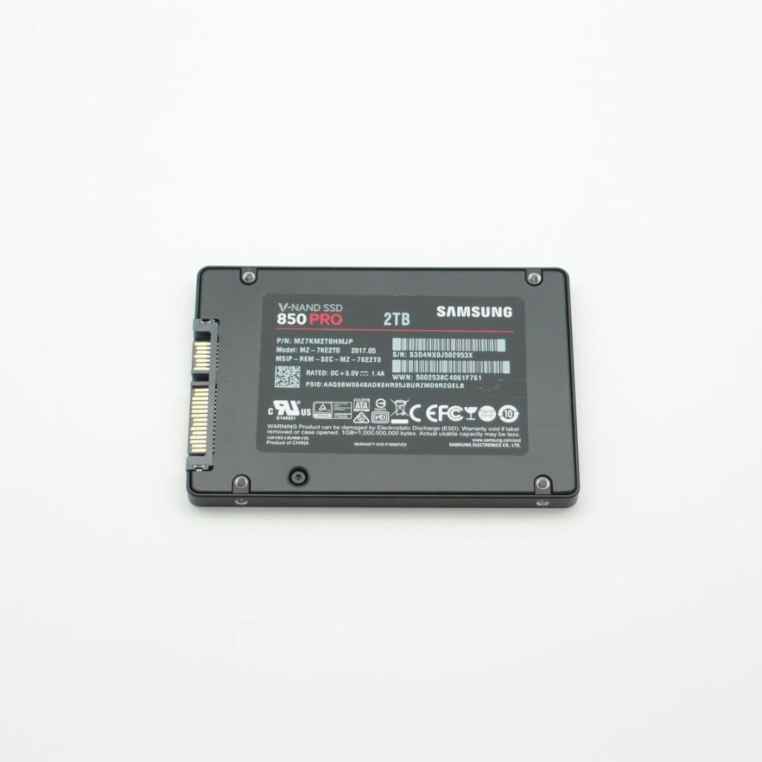 Samsung 850 PRO 2TB MZ7KM2T0MLC 高耐久SSD