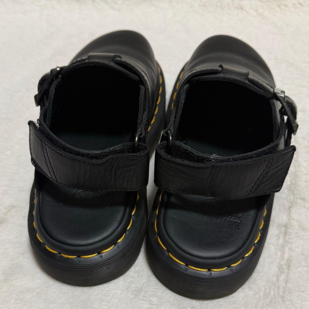 美品 Dr.Martin JORGE II 厚底 サンダル UK4 ブラック