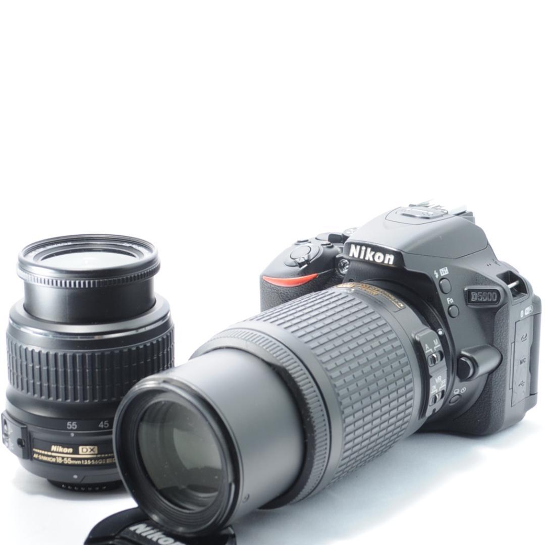 すぐに使えるダブルレンズ❤️Nikon D5600 セット✨スマホに自動転送