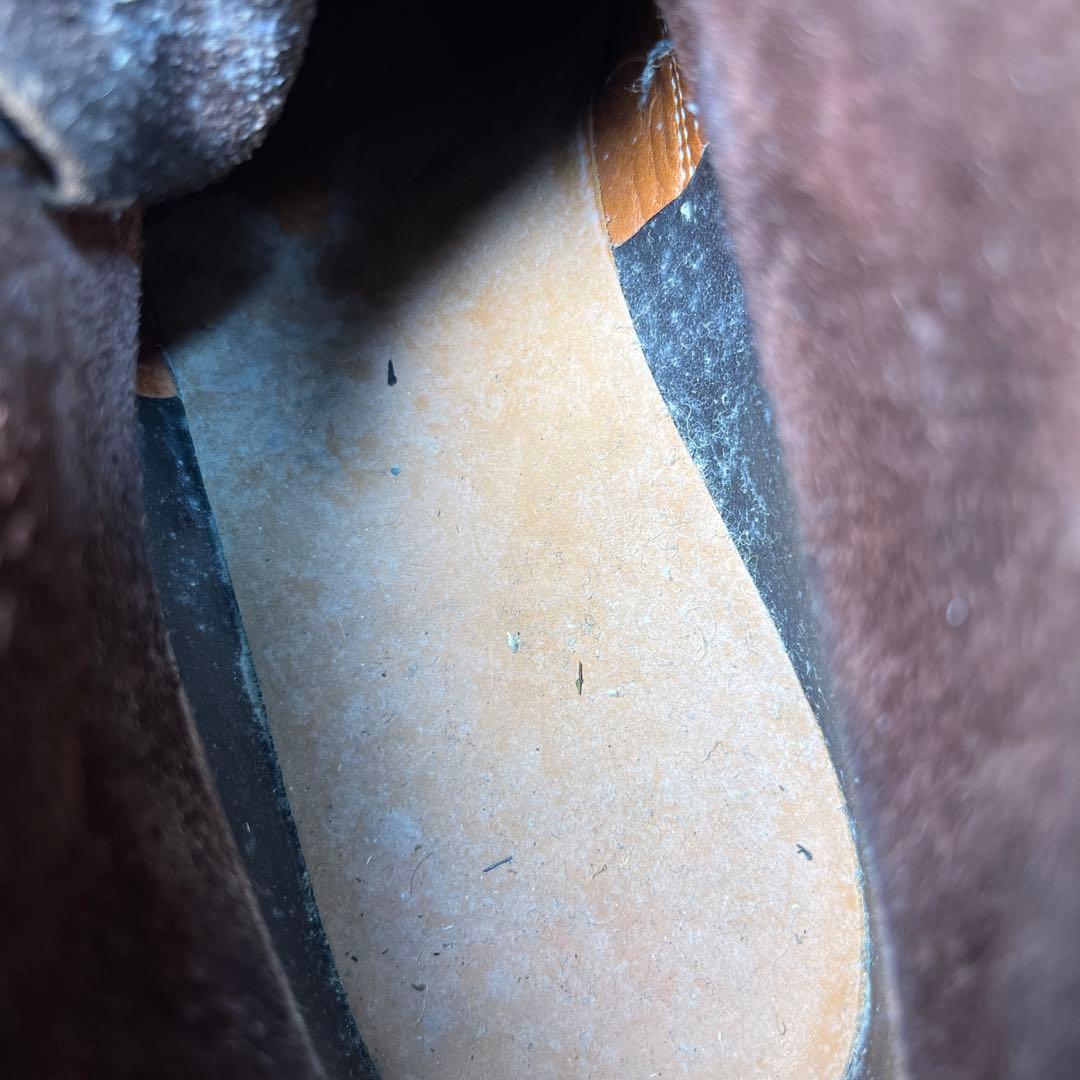 ダークブラウン レザー ハイカットブーツ 26.0cm レザーブーツ