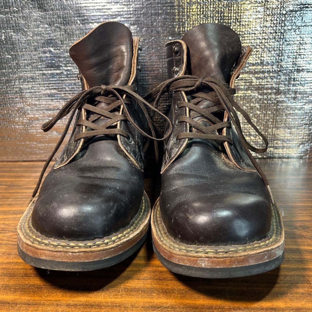 ダークブラウン レザー ハイカットブーツ 26.0cm レザーブーツ