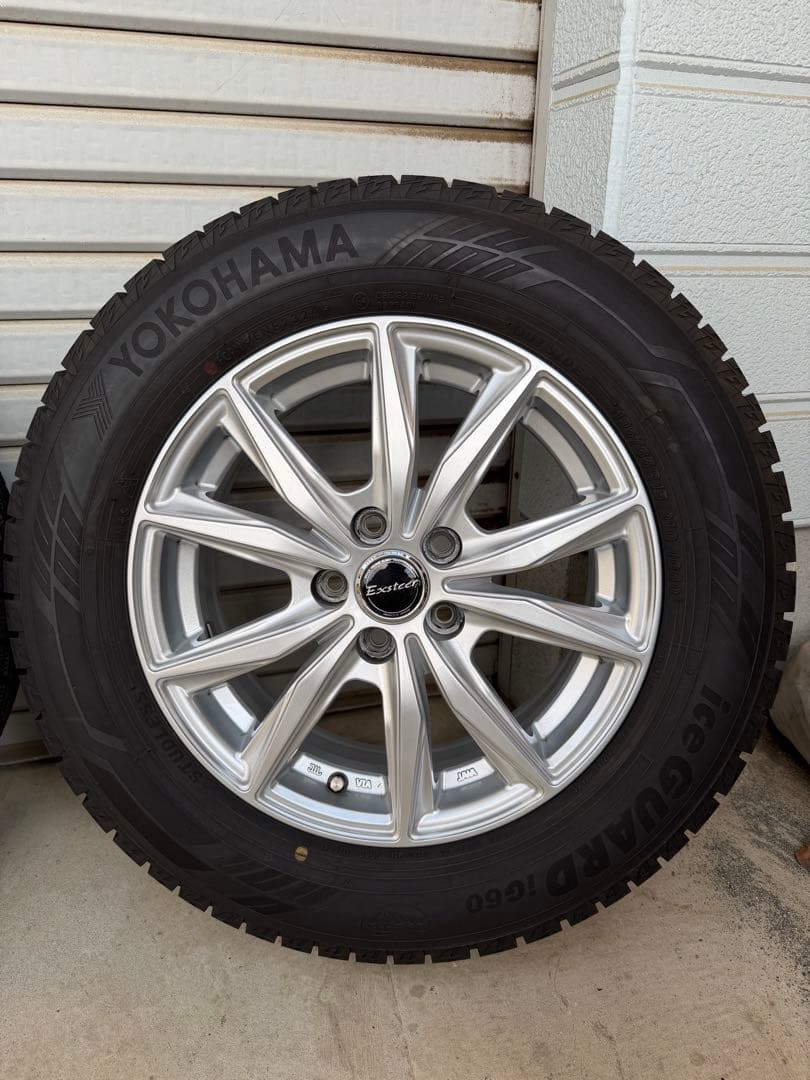 スタッドレス バリ溝 ヨコハマ アイスガード ホイールセット 4本 美品