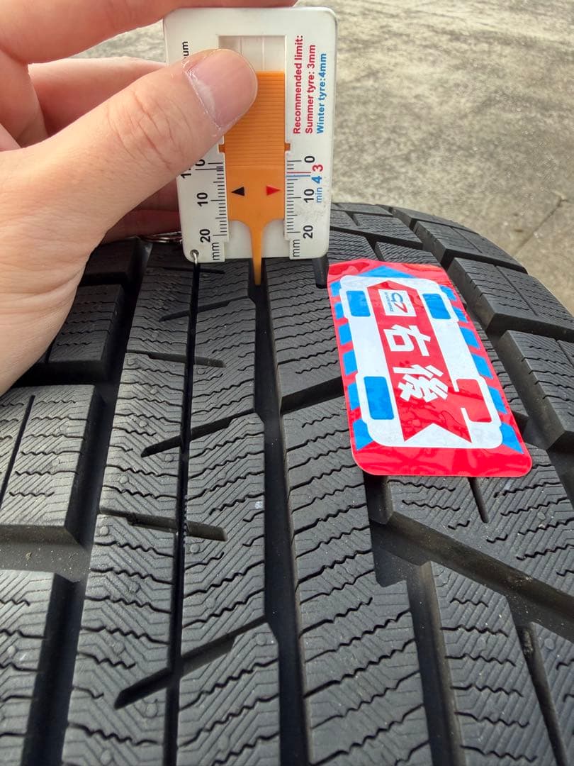 スタッドレス バリ溝 ヨコハマ アイスガード ホイールセット 4本 美品