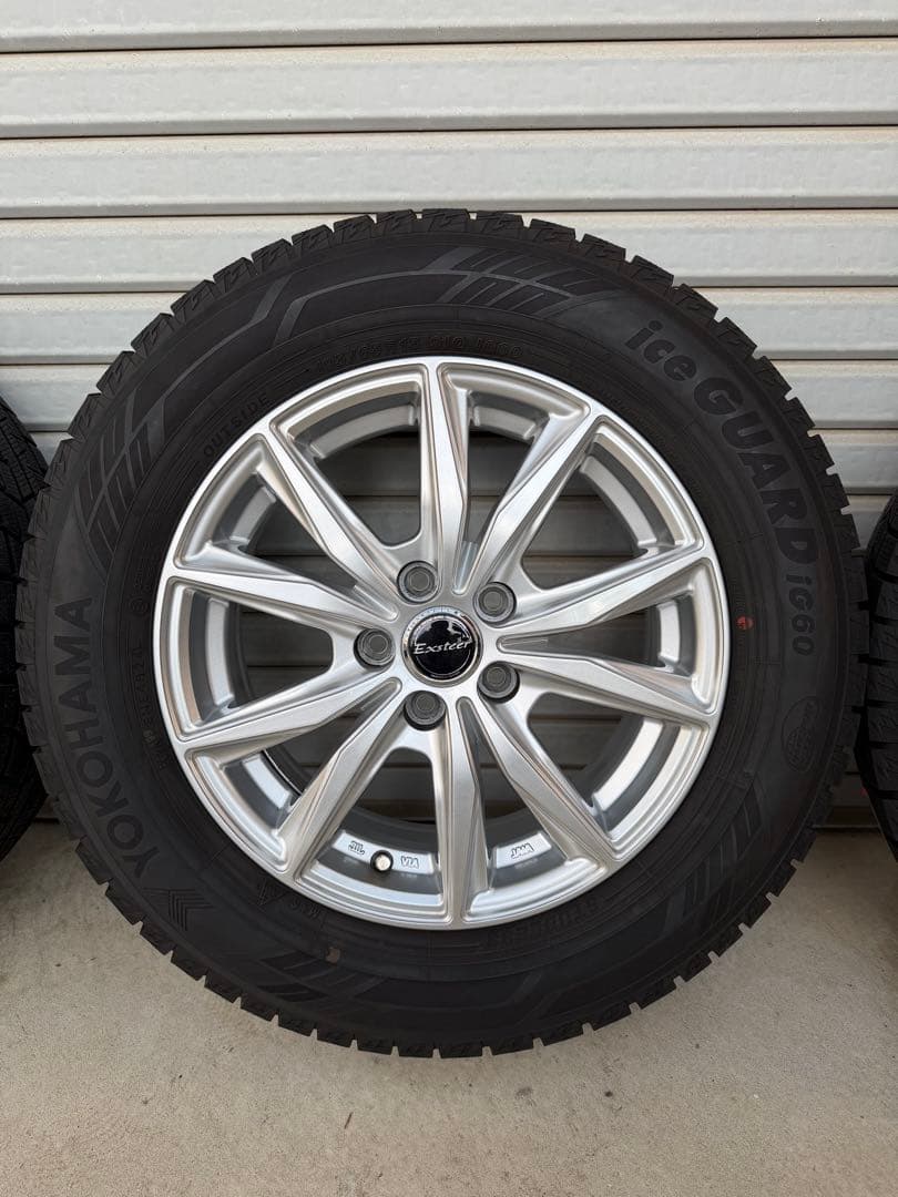 スタッドレス バリ溝 ヨコハマ アイスガード ホイールセット 4本 美品
