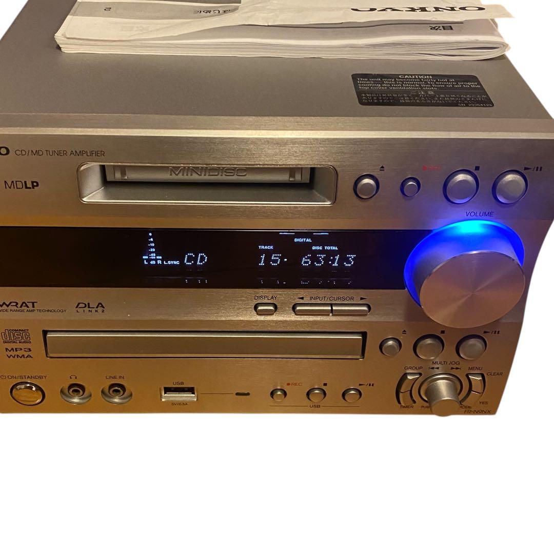 ✨極美品✨ONKYO オンキョー FR-N9NX(S)CD/MDチューナーアンプ