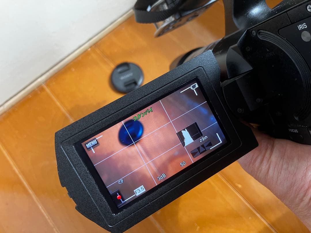 フルマニュアル名機SONY NEX-VG20。 レンズ／バッテリー／充電器も付属