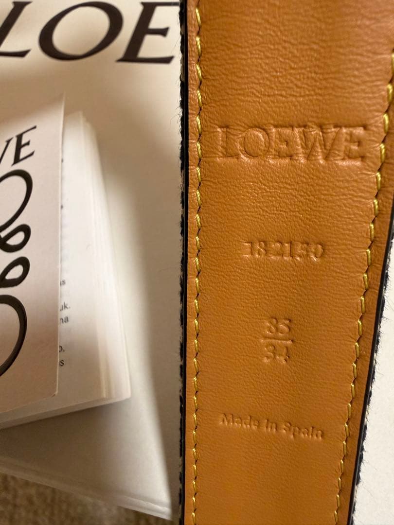 LOEWE ロエベ ベルト/ANAGRAM BELT 2.8CM