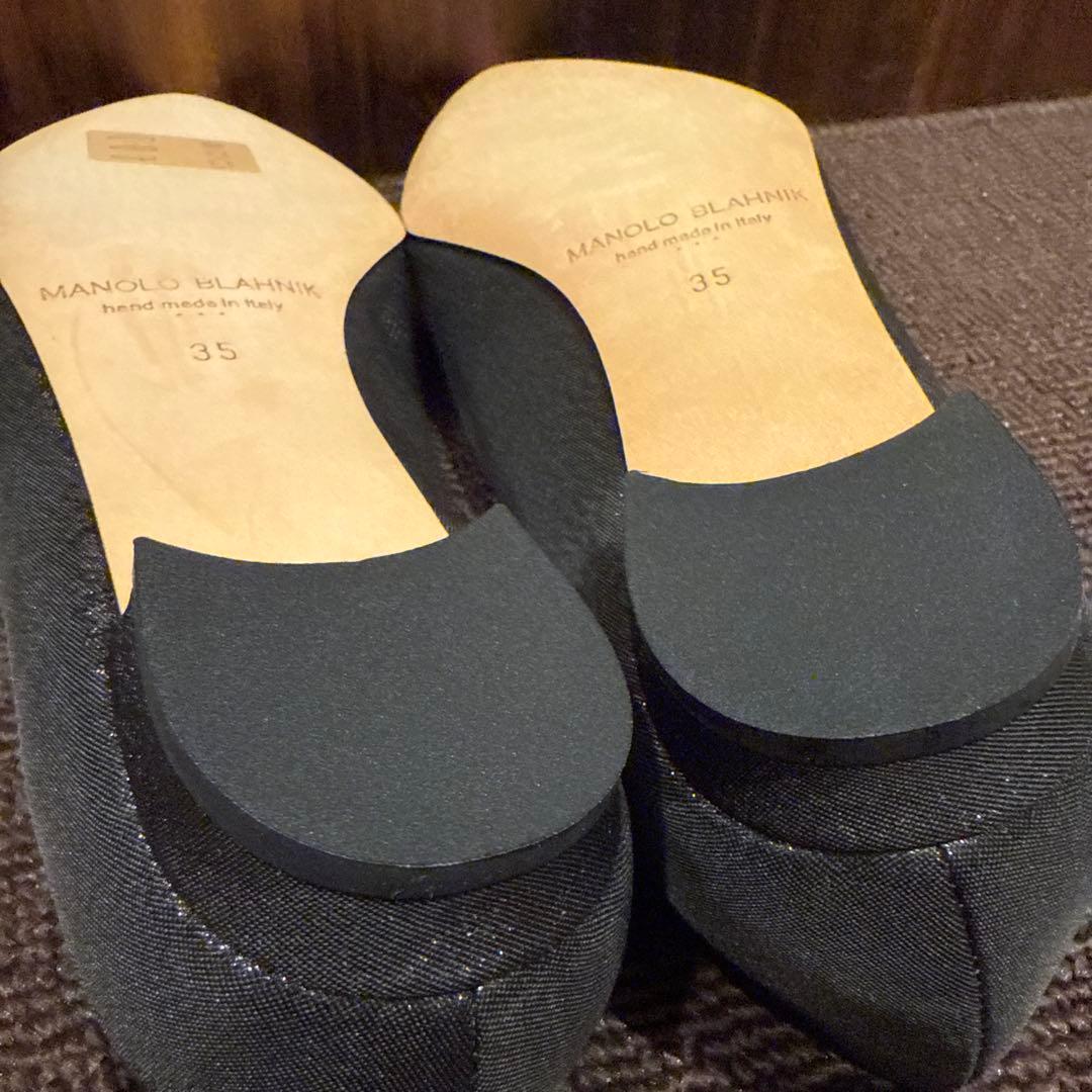 マノロ マノロブラニク ハンギシ フラット 35 黒